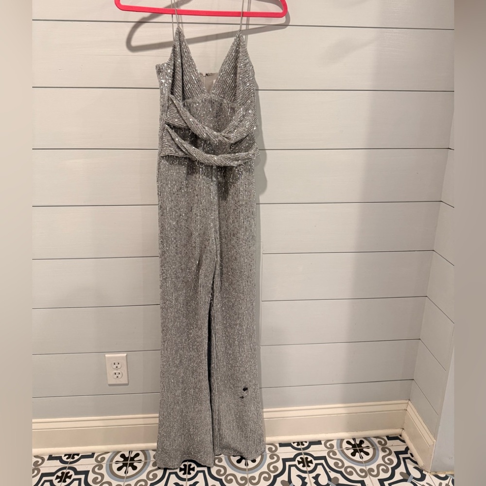 Lost + Wander Silver Jumpsuit